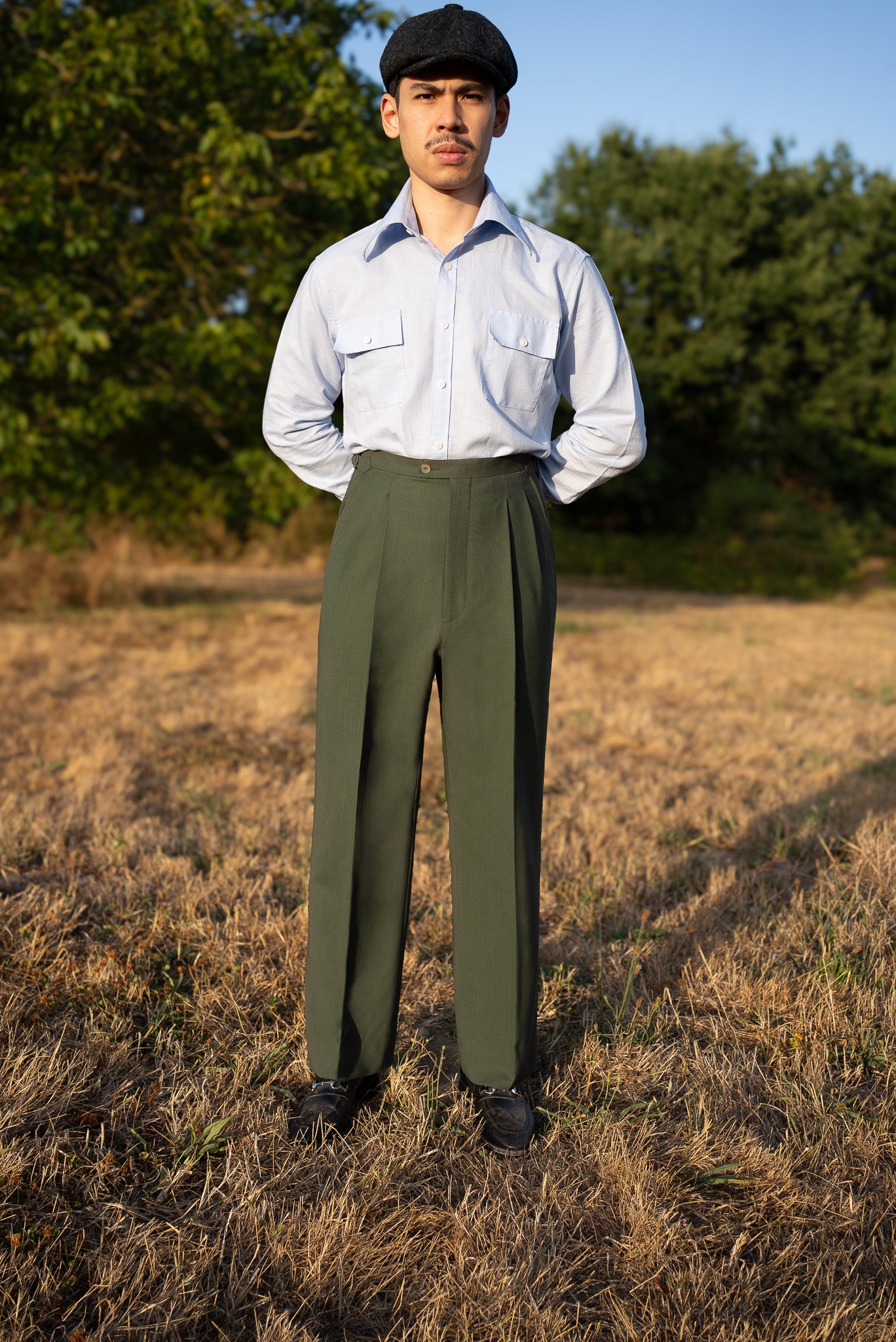 [PRE ORDER] Green Cold Wool Trouser 290GR
