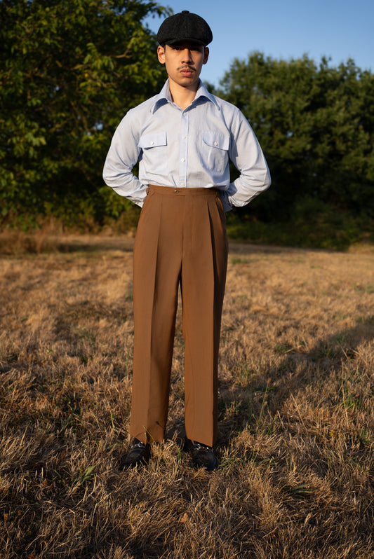 [PRE ORDER] Brown Cold Wool Trouser 290GR