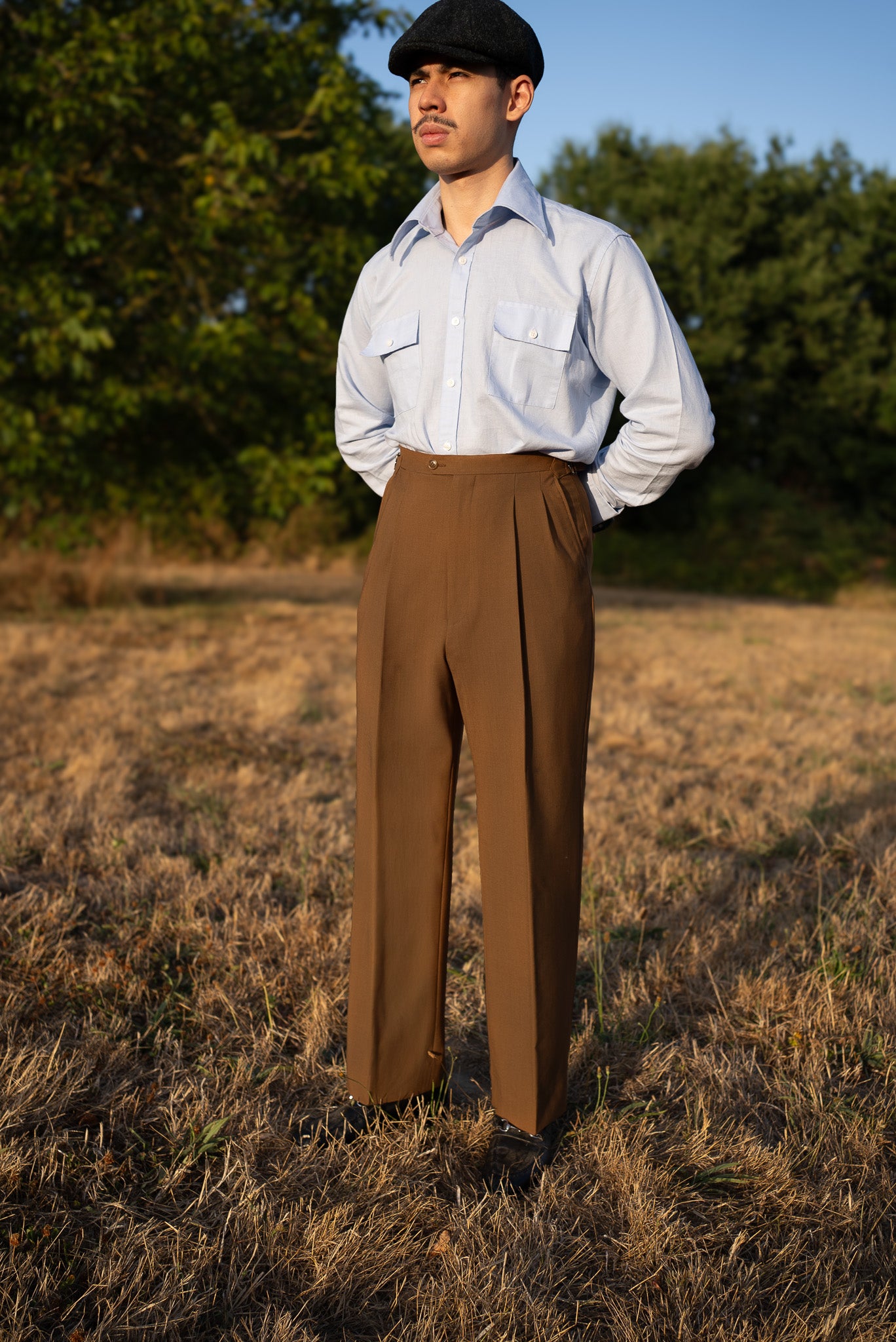 [PRE ORDER] Brown Cold Wool Trouser 290GR
