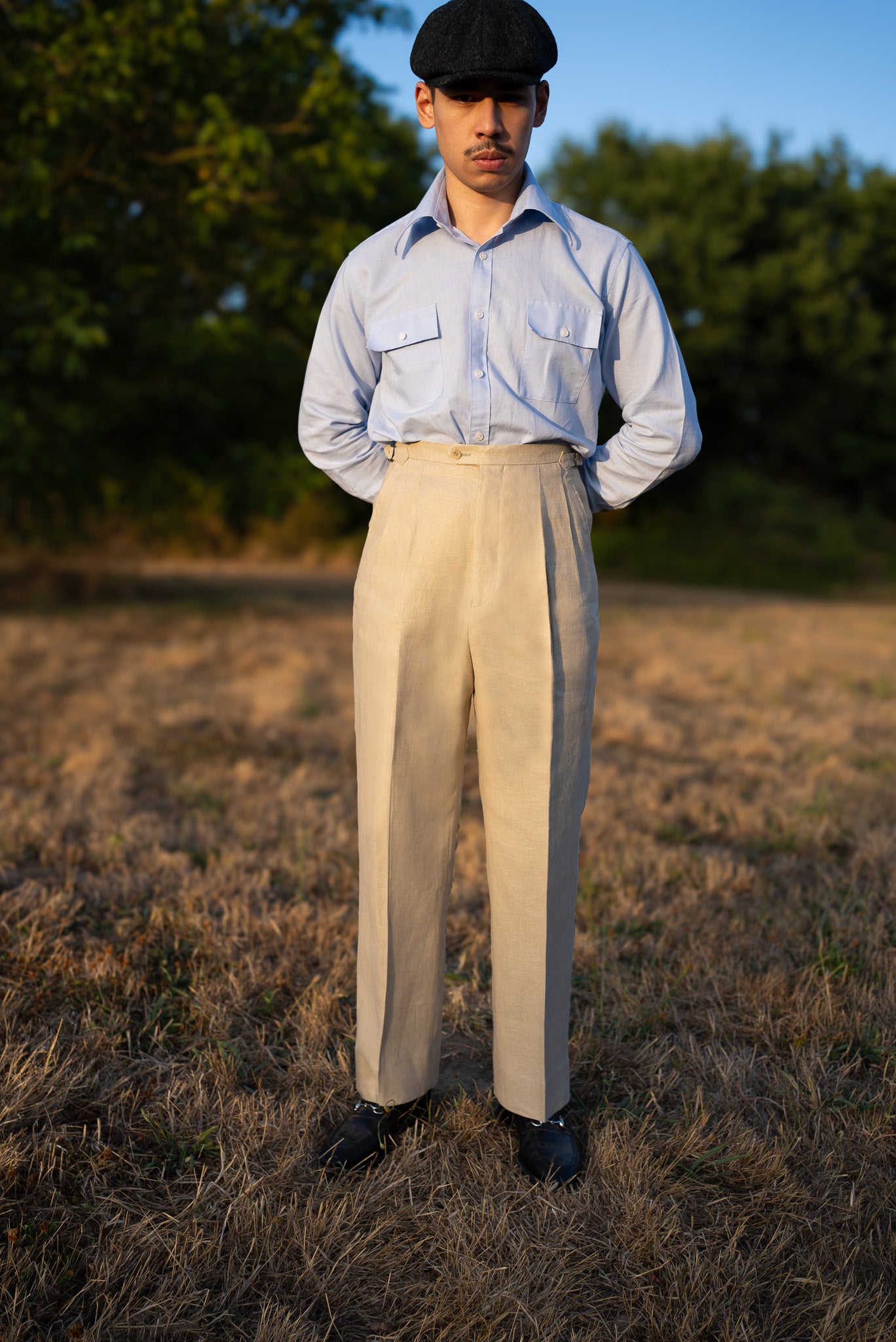 [PRE ORDER] Beige Linen Trouser 340GR