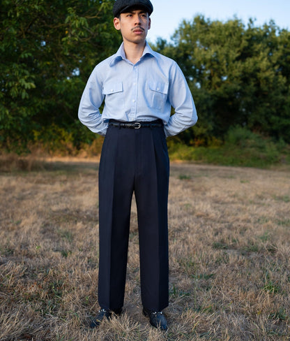 [PRE ORDER] Navy Cold Wool Trouser 290GR