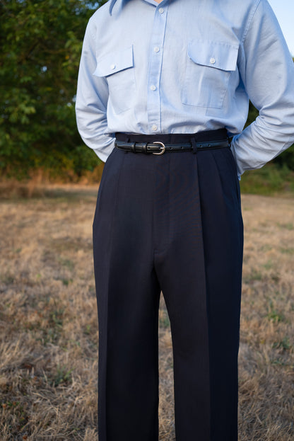 [PRE ORDER] Navy Cold Wool Trouser 290GR