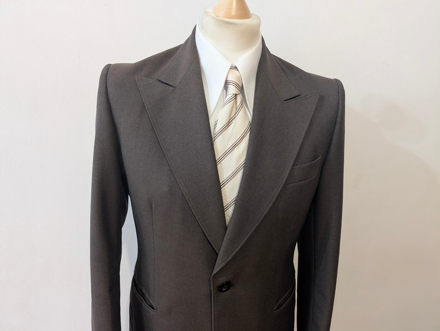 Veste marron en laine épaisse