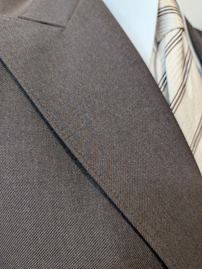 Veste marron en laine épaisse