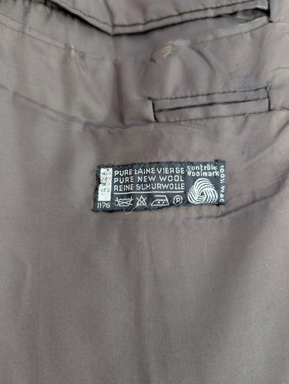 Veste marron en laine épaisse