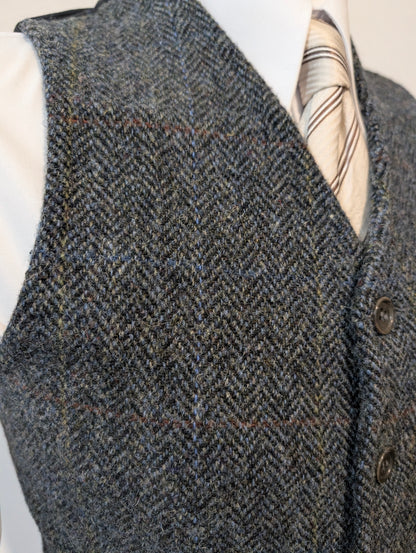 Gilet en tweed Harris tweed