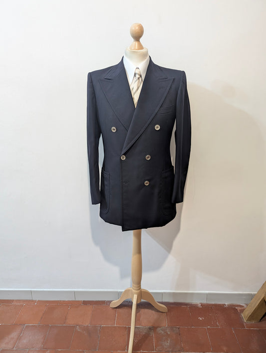 Full canvas Veste croisé bleu marine