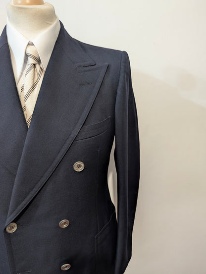 Full canvas Veste croisé bleu marine