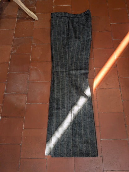 Costume gris à rayure