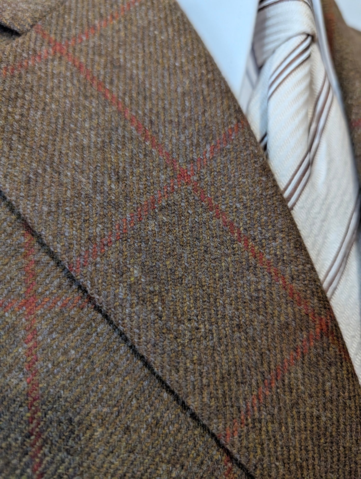 Veste à carreaux en laine cachemire