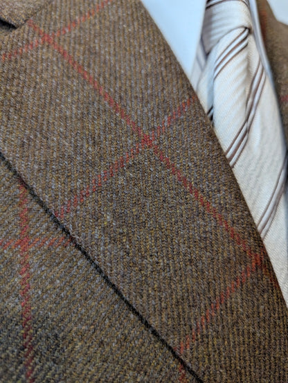 Veste à carreaux en laine cachemire