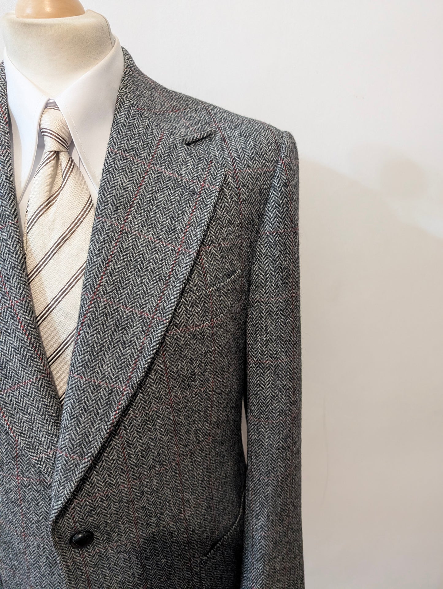 Veste grise en tweed