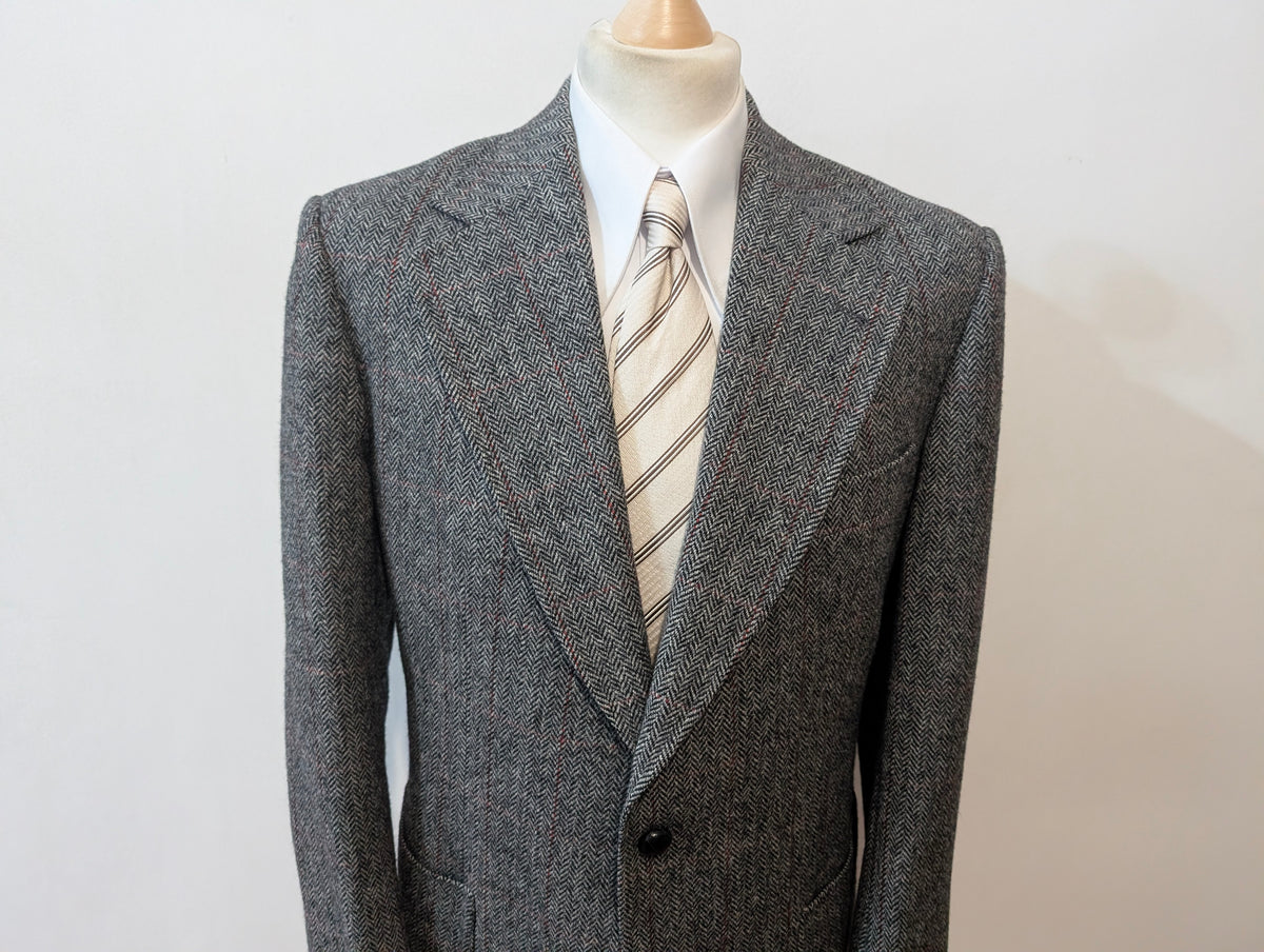 Veste grise en tweed