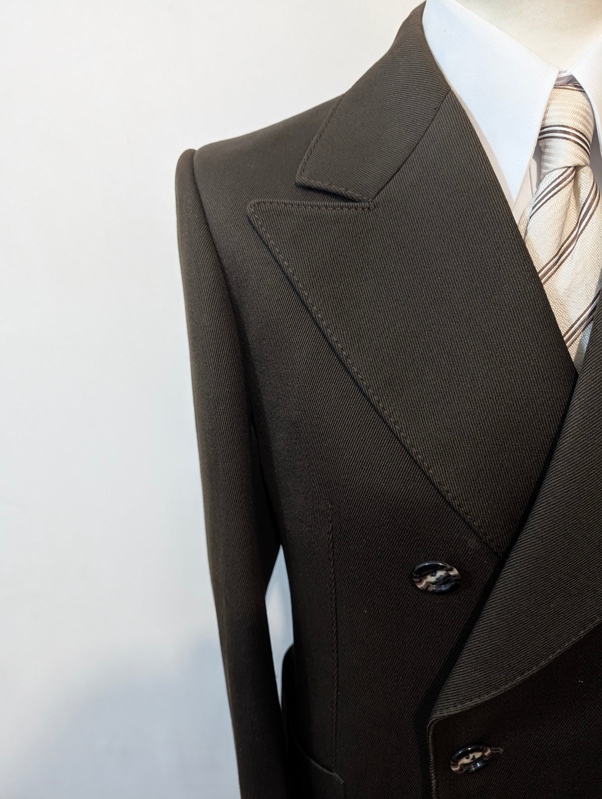 Veste marron veste croisé marron en laine