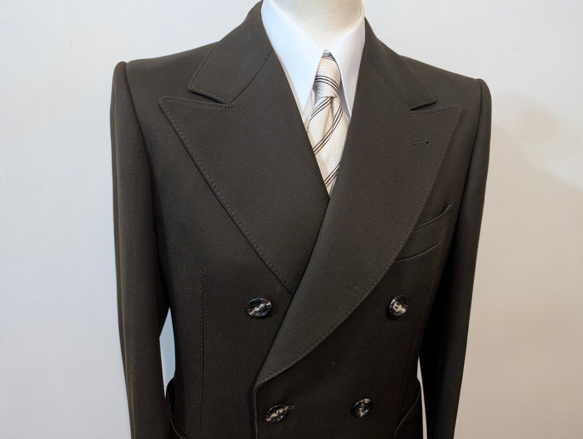 Veste marron veste croisé marron en laine