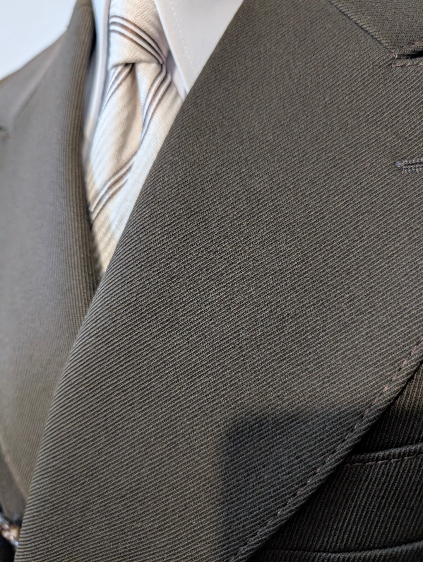 Veste marron veste croisé marron en laine