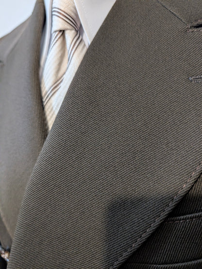 Veste marron veste croisé marron en laine