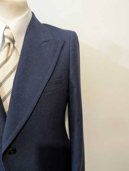 Veste bleu marine en flanelle lourdes