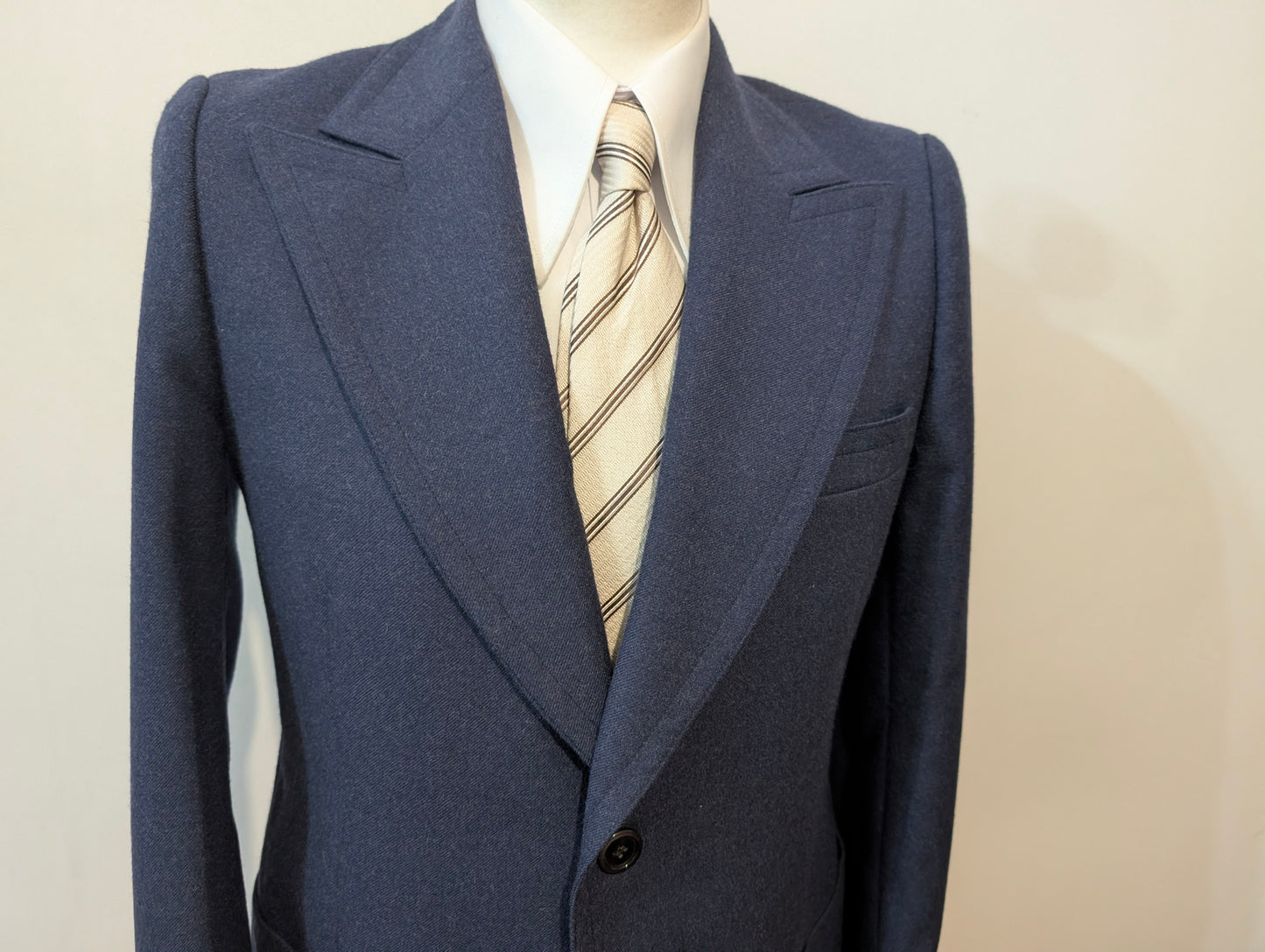 Veste bleu marine en flanelle lourdes