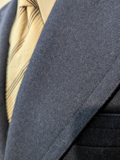 Veste bleu marine en flanelle lourdes