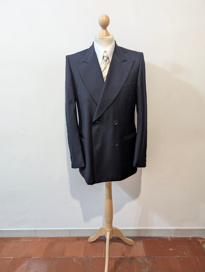 Veste croisée bleu marine