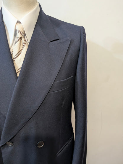 Veste croisée bleu marine