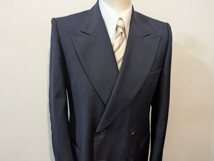 Veste croisée bleu marine