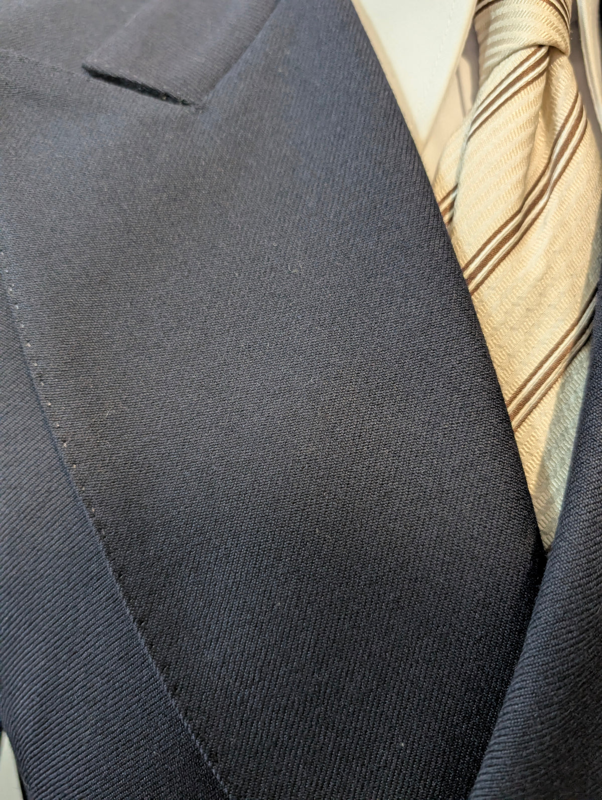 Veste croisée bleu marine