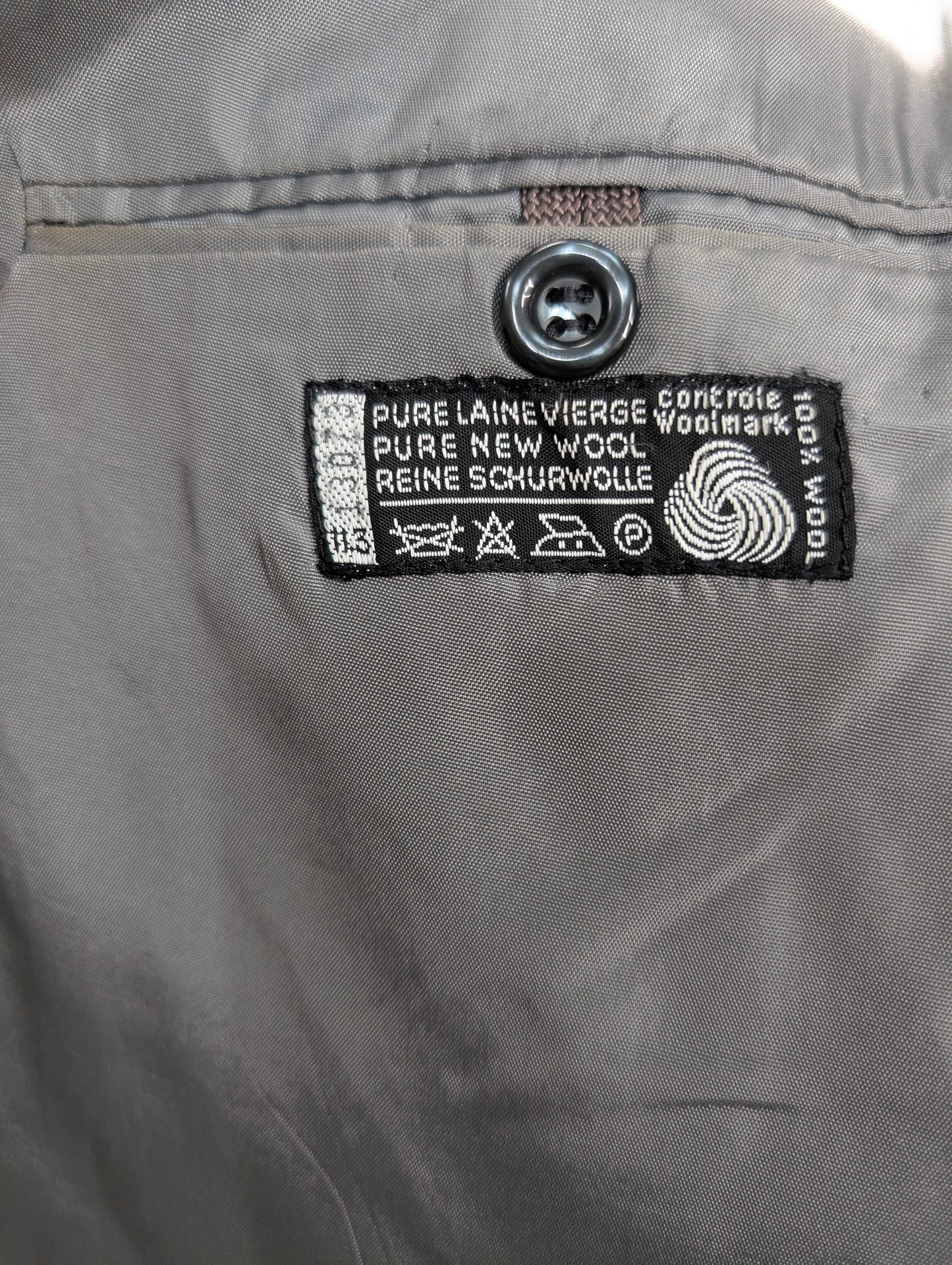 Veste bleu grise en laine