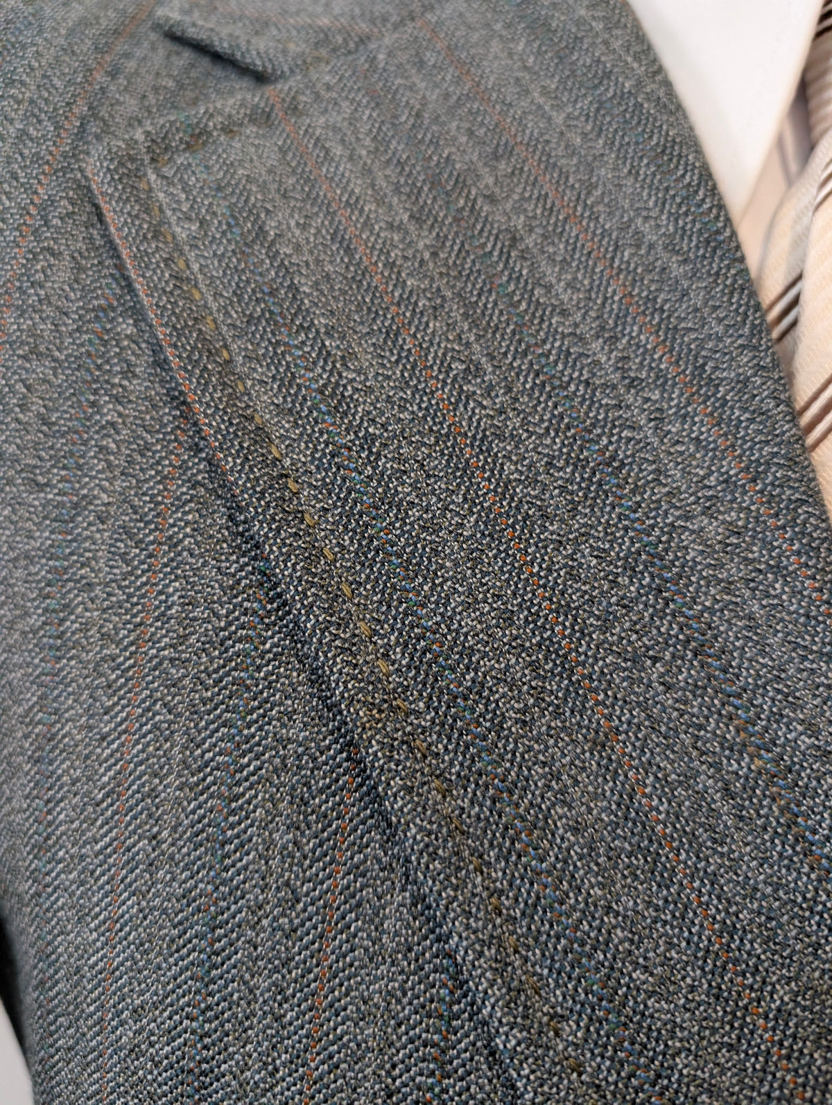 Veste gris vert en laine