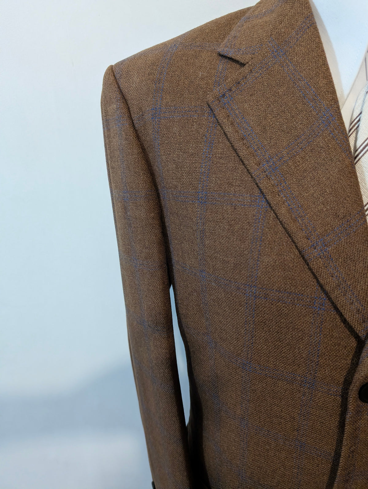 Veste marron en tweed
