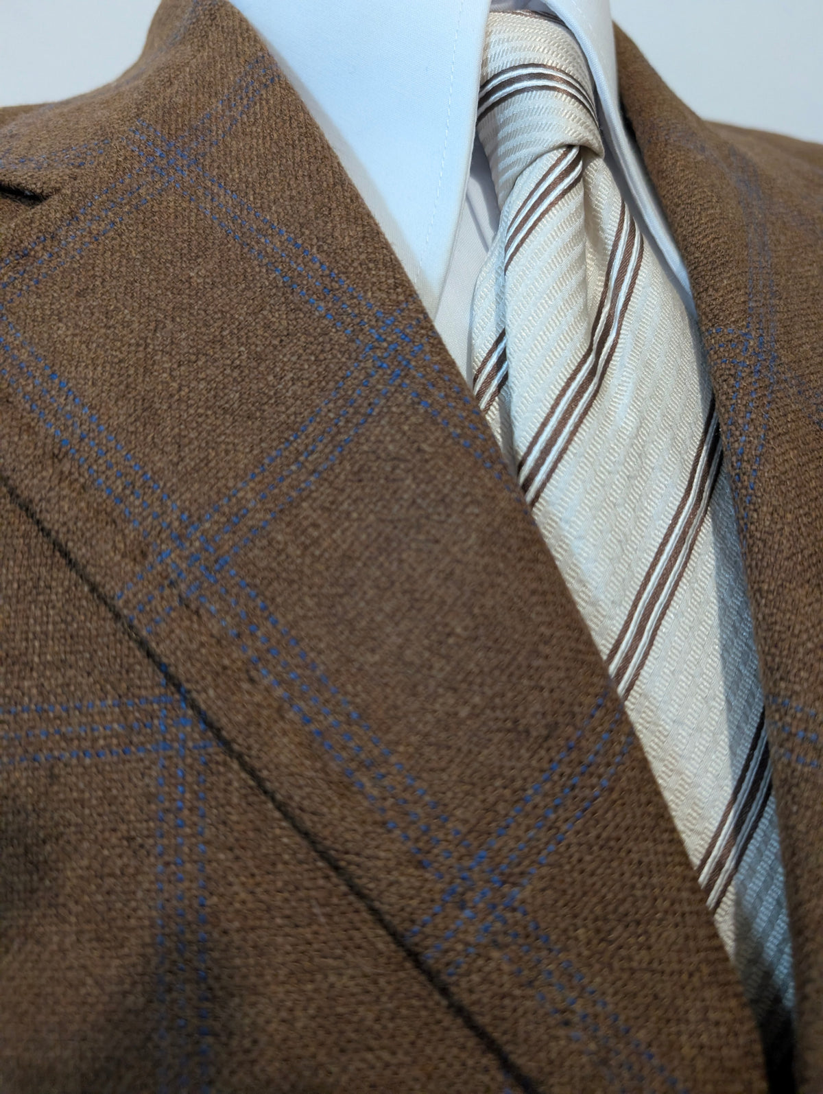 Veste marron en tweed