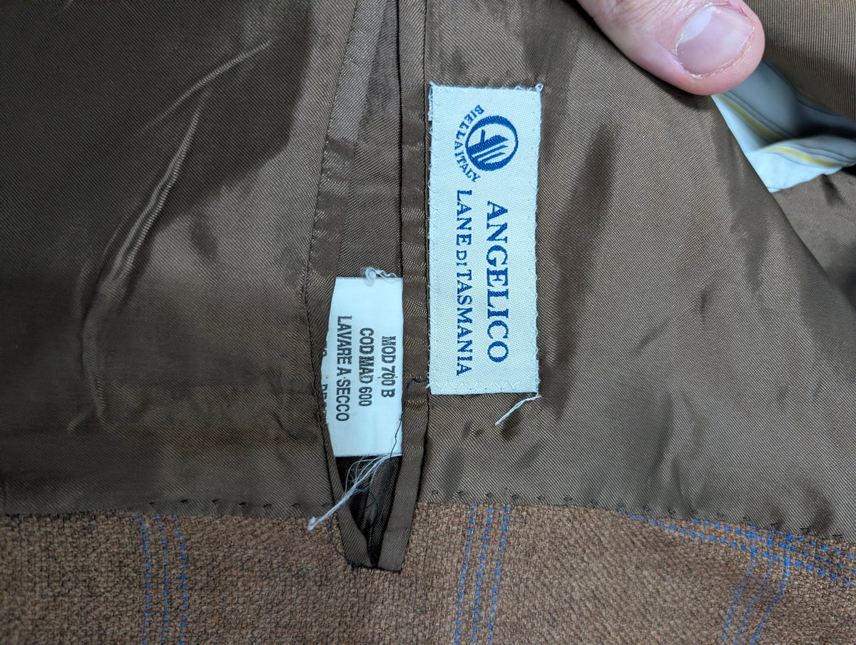 Veste marron en tweed