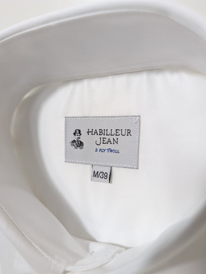 White French Collar Shirt | 100% 2-Ply Cotton Twill