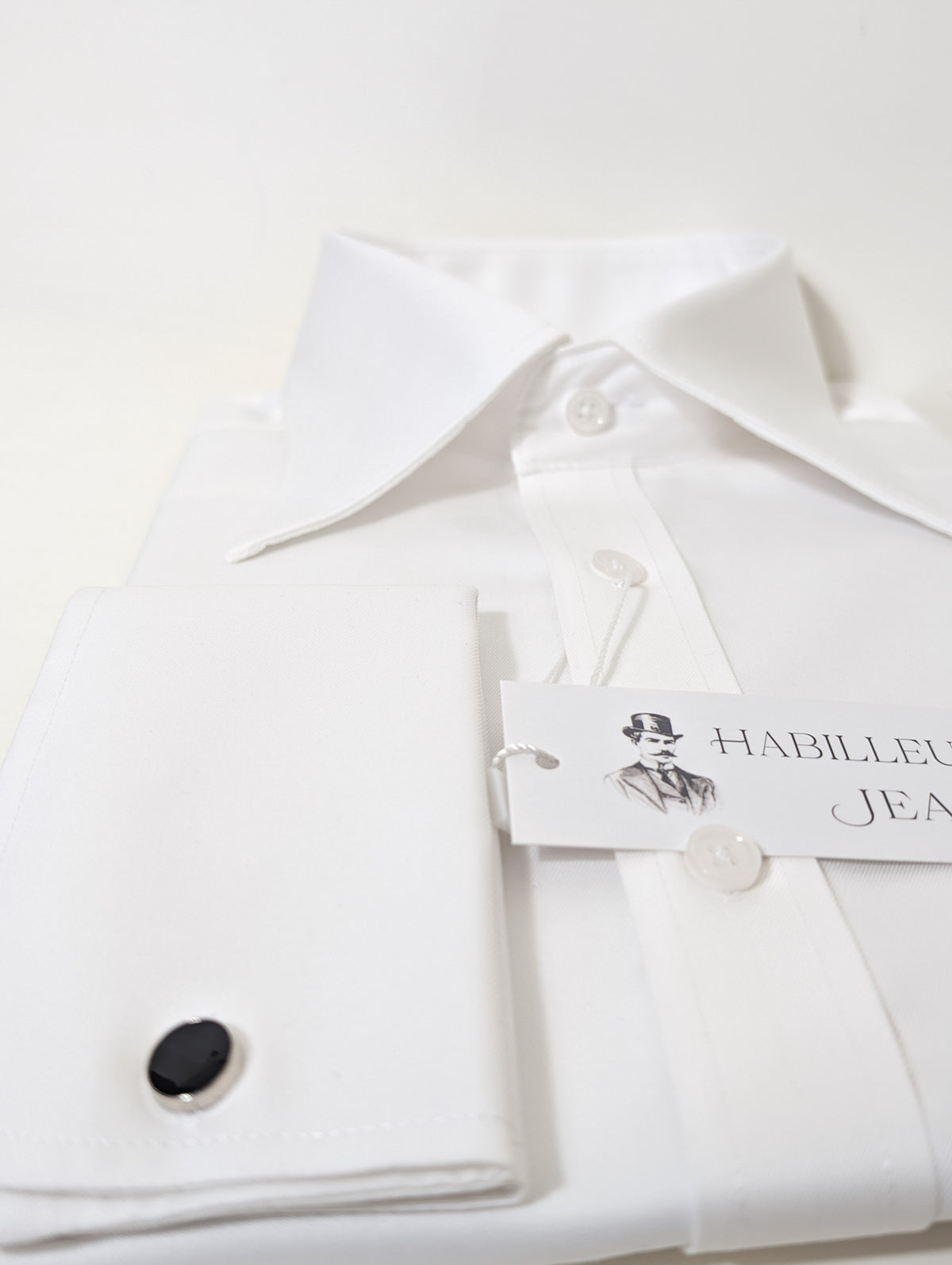 White French Collar Shirt | 100% 2-Ply Cotton Twill