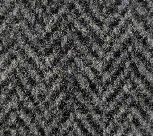 Tweed gris à chevron