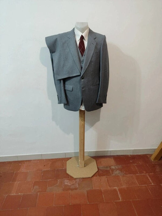 3 piece grey suit