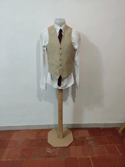 beige waistcoat