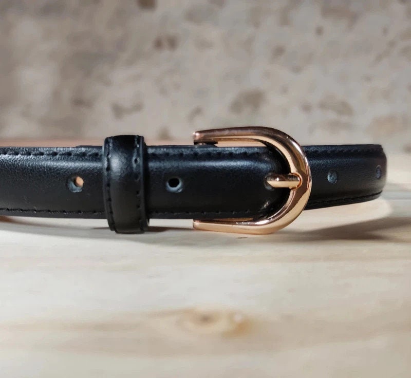 Black Leather Belt