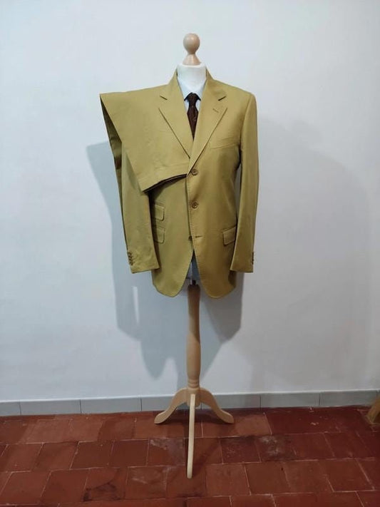 Yellow cotton suit