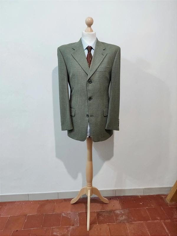 Green wool jacket