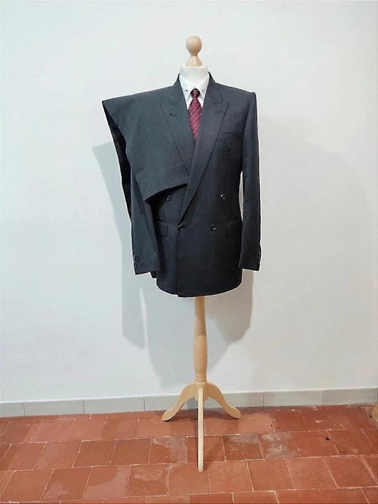 Bespoke Double breasted gray suit