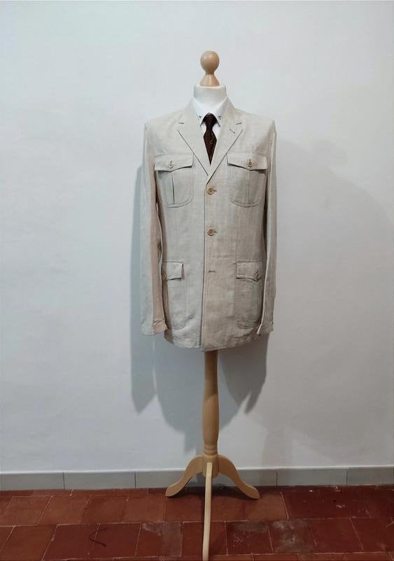 Cream linen coton jacket