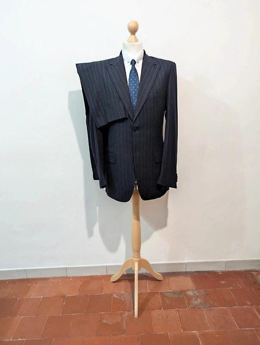 Chalkstripe flannel suit