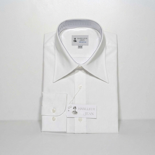 Chemise col français double retors supérieur