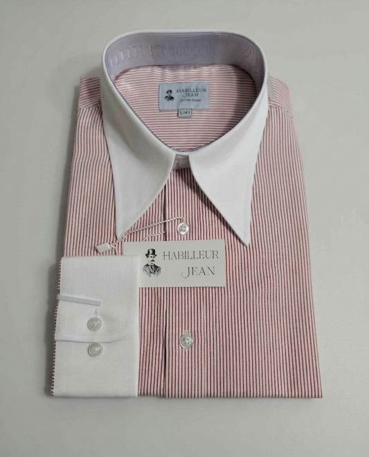 Winchester shirt with a point collar in a cotton blend